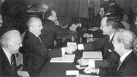 부시 미국 대통령과 고르바초프 소련 서기장 몰타회담